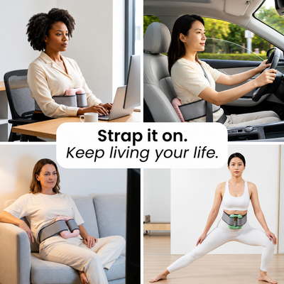 Vibrating Hands-Free Fascia Massager